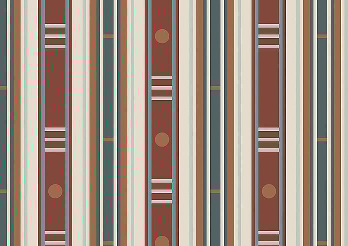 The British Stripe Co. William, Teignbridge No.1 - Roller Blind - Image 6